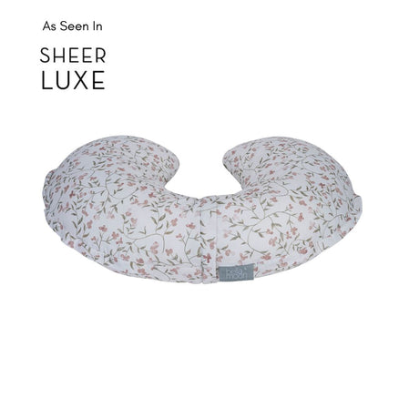 BellaMoon 3-in-1 Comfort Pillow in floral design for versatile support and relaxation