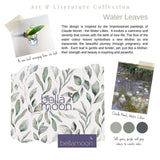 BellaMoon 3-in-1 Comfort Pillow featuring a Water Leaves design inspired by nature for ultimate relaxation
