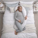 BellaMoon 3-in-1 Comfort Pillow designed for support and relaxation for pregnant women