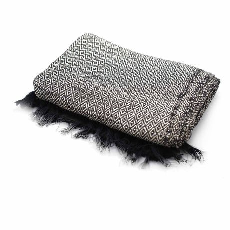 Boho Comfort Throws - 125x150cm - Charcoal AW-Dropship