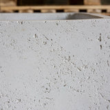 Textured surface of a Jobu Home Concrete Planter designed for modern home decor