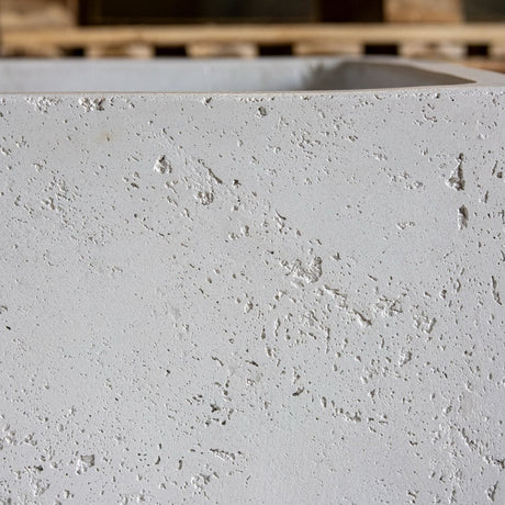 Textured surface of a Jobu Home Concrete Planter designed for modern home decor