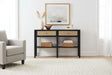 Orsina Console Table with Two Drawers and Open Shelves for Stylish Home Decor