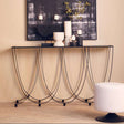 Orsina Console Table with Elegant Curved Design and Minimalist Aesthetic for Modern Interiors