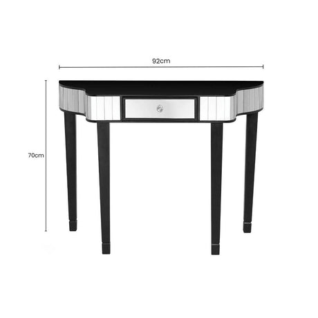 Orsina Console Table with Elegant Design, Measuring 92cm Wide and 70cm High