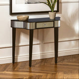 Orsina Console Table with Mirrored Finish and Drawer for Elegant Home Decor