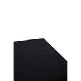 Orsina Console Table with a sleek black finish, perfect for modern living spaces