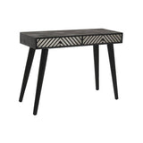 Orsina Console Table with Geometric Design and Two Drawers for Stylish Entryway Storage