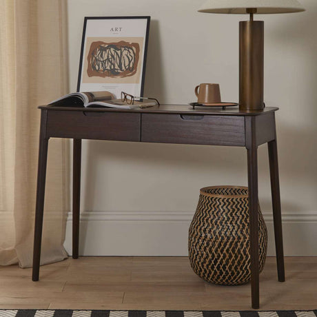 Fishe and Lilly Console Table in a sleek design with two drawers and stylish decor