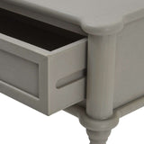Shades 4 Seasons Console Table with a single drawer and round edges for elegant storage