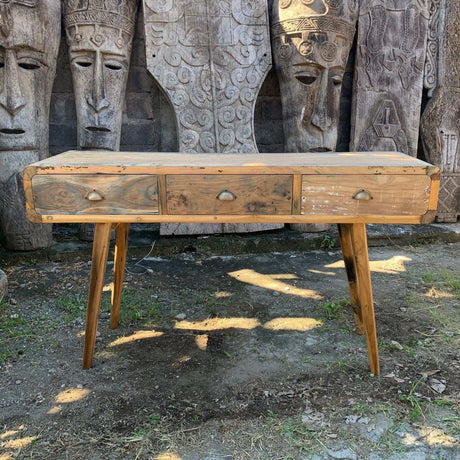 Console Table - Recycled Wood - 150x50x80cm AW-Dropship