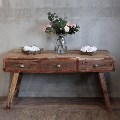 Console Table - Recycled Wood - 150x50x80cm AW-Dropship