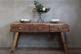 Console Table - Recycled Wood - 150x50x80cm AW-Dropship