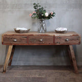 Console Table - Recycled Wood - 150x50x80cm AW-Dropship