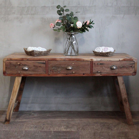 Console Table - Recycled Wood - 150x50x80cm AW-Dropship
