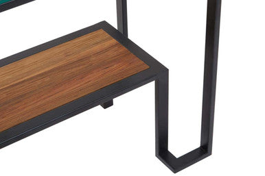 Orsina Console Table featuring a stylish wood and metal design with sturdy legs and a modern finish