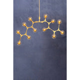 Abira 12 Arm Gold Finish Pendant Light Orsina