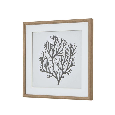 Atol Coral Art Mounted In Beaded Frame Shades 4 Seasons