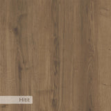 Decortie Corner Bookcase in Hitit Wood Finish for Stylish Home Organisation