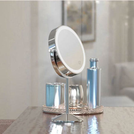 Hollywood Mirrors Cosmetic Mirror with Adjustable Stand for Perfect Makeup Application
