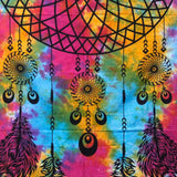 Shades 4 Seasons Cotton Bedspread with Colorful Dreamcatcher Design AW-Dropship