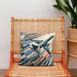 Decorative Cotton Cushion with an abstract geometric design for modern home decor