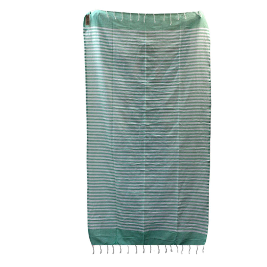 Cotton Pario Throw - 100x180 cm - Picnic Green Shades 4 Seasons