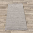 Small Indian Handloom Cotton Rug - Grey AW Dropship UK
