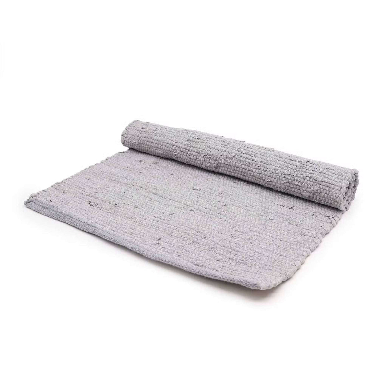 Medium Indian Handloom Cotton Rug - Grey AW Dropship UK