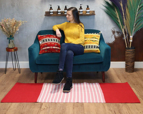 Shades 4 Seasons Indian Cotton Rug for Stylish Home Decor AW-Dropship