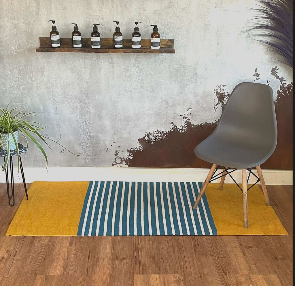 Shades 4 Seasons Indian Cotton Rug for Stylish Home Decor AW-Dropship