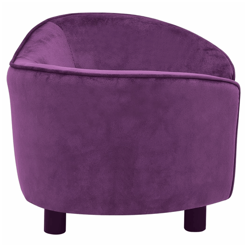 vidaXL Dog Sofa Burgundy 69x49x40 cm Plush vidaXL
