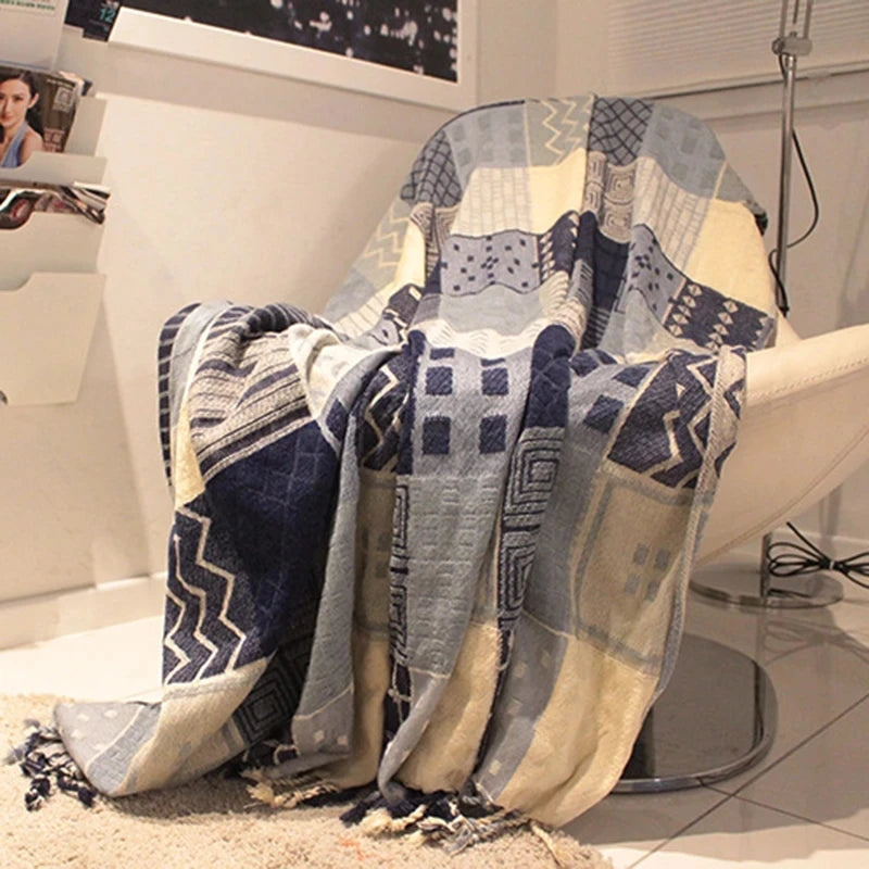 Chenille Blanket - Soft Texture & Exquisite Patterns for Versatile Use N/A