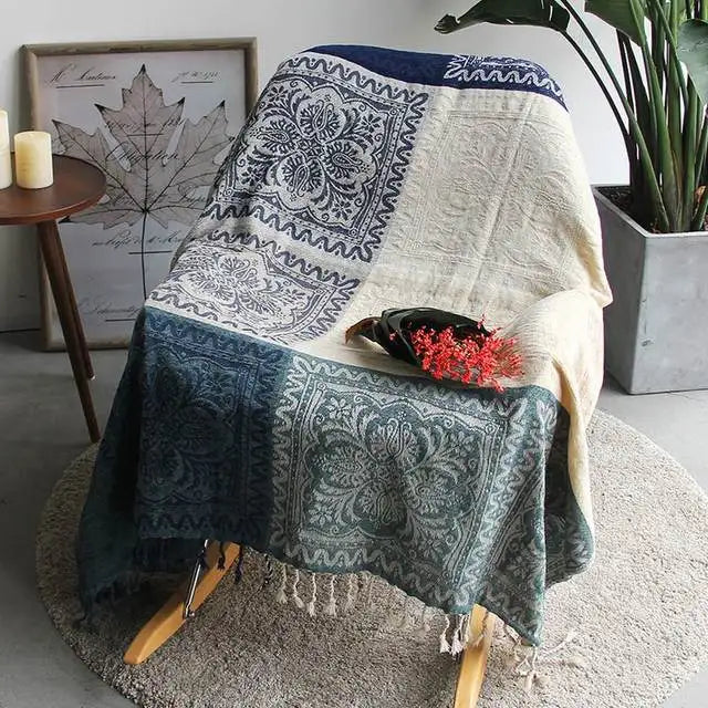 Chenille Blanket - Soft Texture & Exquisite Patterns for Versatile Use N/A