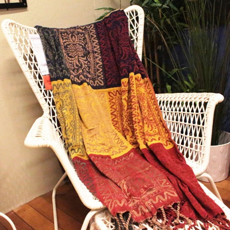 Chenille Blanket - Soft Texture & Exquisite Patterns for Versatile Use N/A