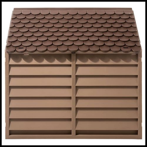 vidaXL Dog House Brown 86x84x82 cm Polypropylene vidaXL