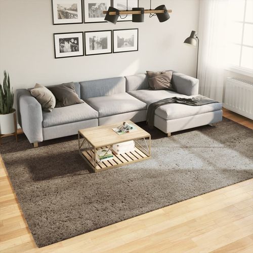 vidaXL Istan High Pile Rug Shiny Look Anthracite 80x150 cm vidaXL
