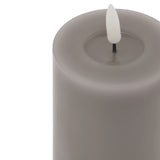 Luxe Collection Melt Effect 3x4 Grey LED Wax Candle Shades 4 Seasons