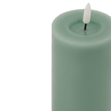 Luxe Collection Melt Effect 3x6 Sage LED Wax Candle Shades 4 Seasons