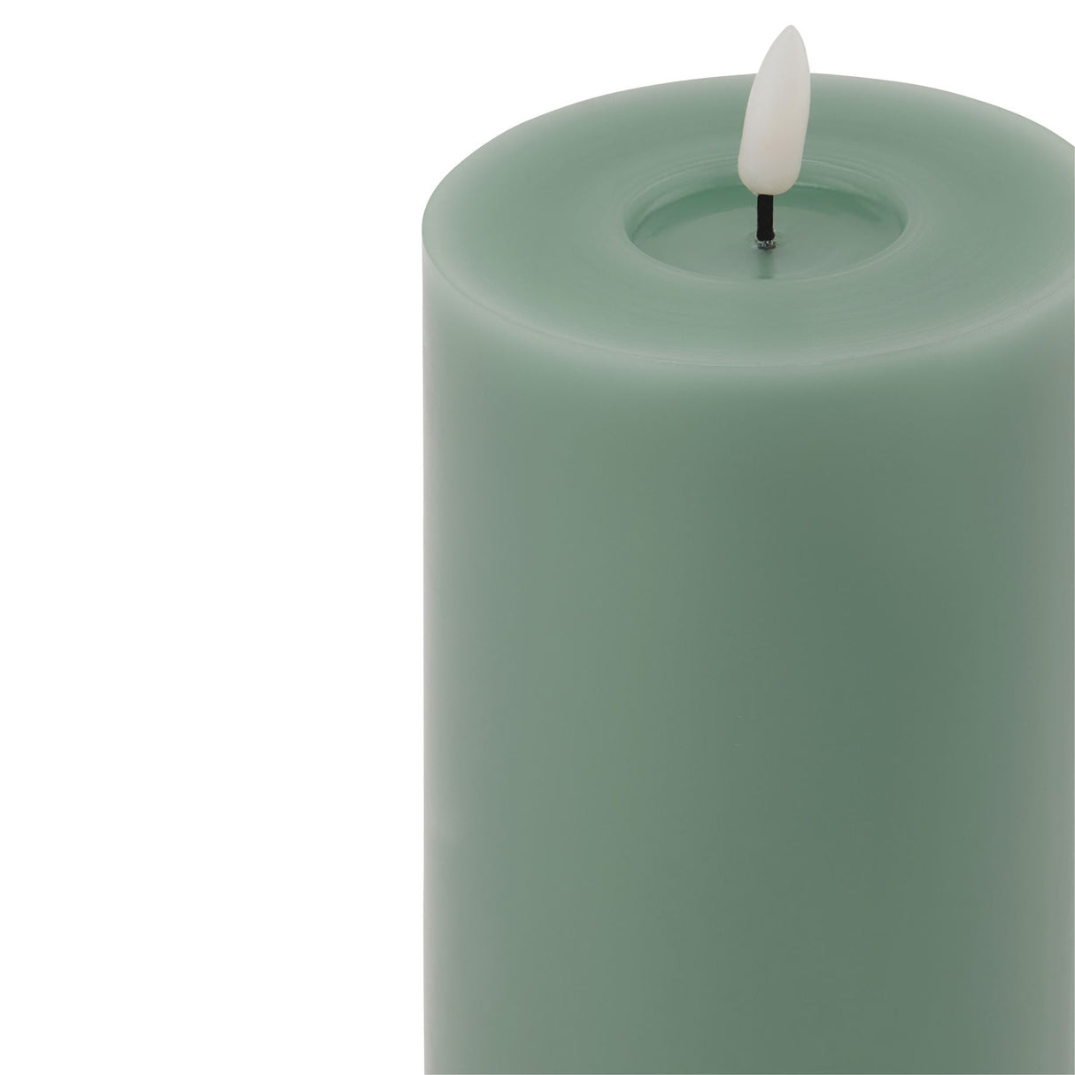 Luxe Collection Melt Effect 3.5x9 Sage LED Wax Candle Shades 4 Seasons
