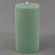 Luxe Collection Melt Effect 6x12 Sage LED Wax Candle SAGE WAX Shades 4 Seasons
