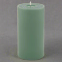 Luxe Collection Melt Effect 6x12 Sage LED Wax Candle SAGE WAX Shades 4 Seasons