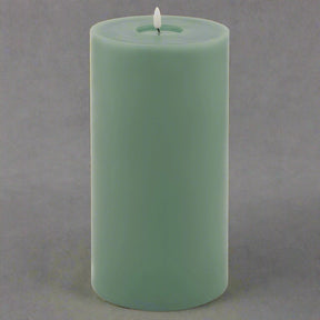Luxe Collection Melt Effect 6x12 Sage LED Wax Candle SAGE WAX Shades 4 Seasons