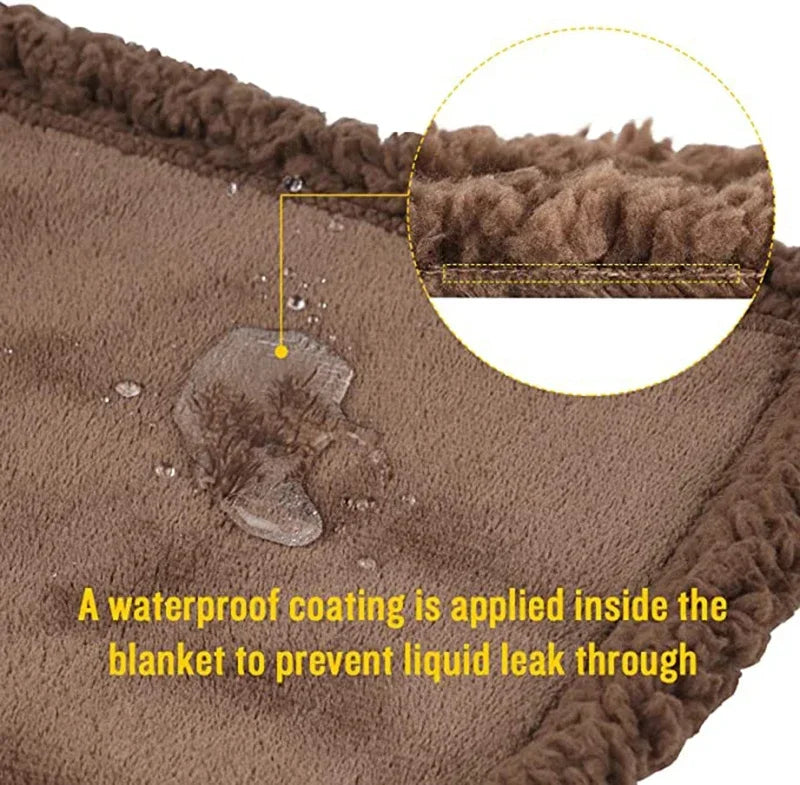 Comfortable Plush Blanket - Stylish, Easy-Clean & Versatile N/A