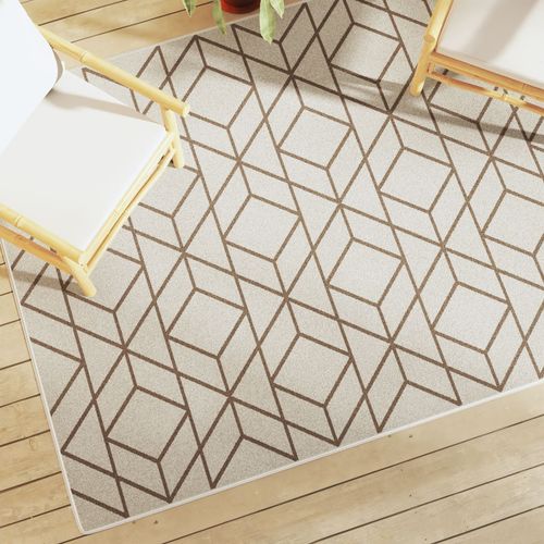 vidaXL Indoor & Outdoor Short Pile Rug Multicolour 80x150 cm Anti Slip vidaXL