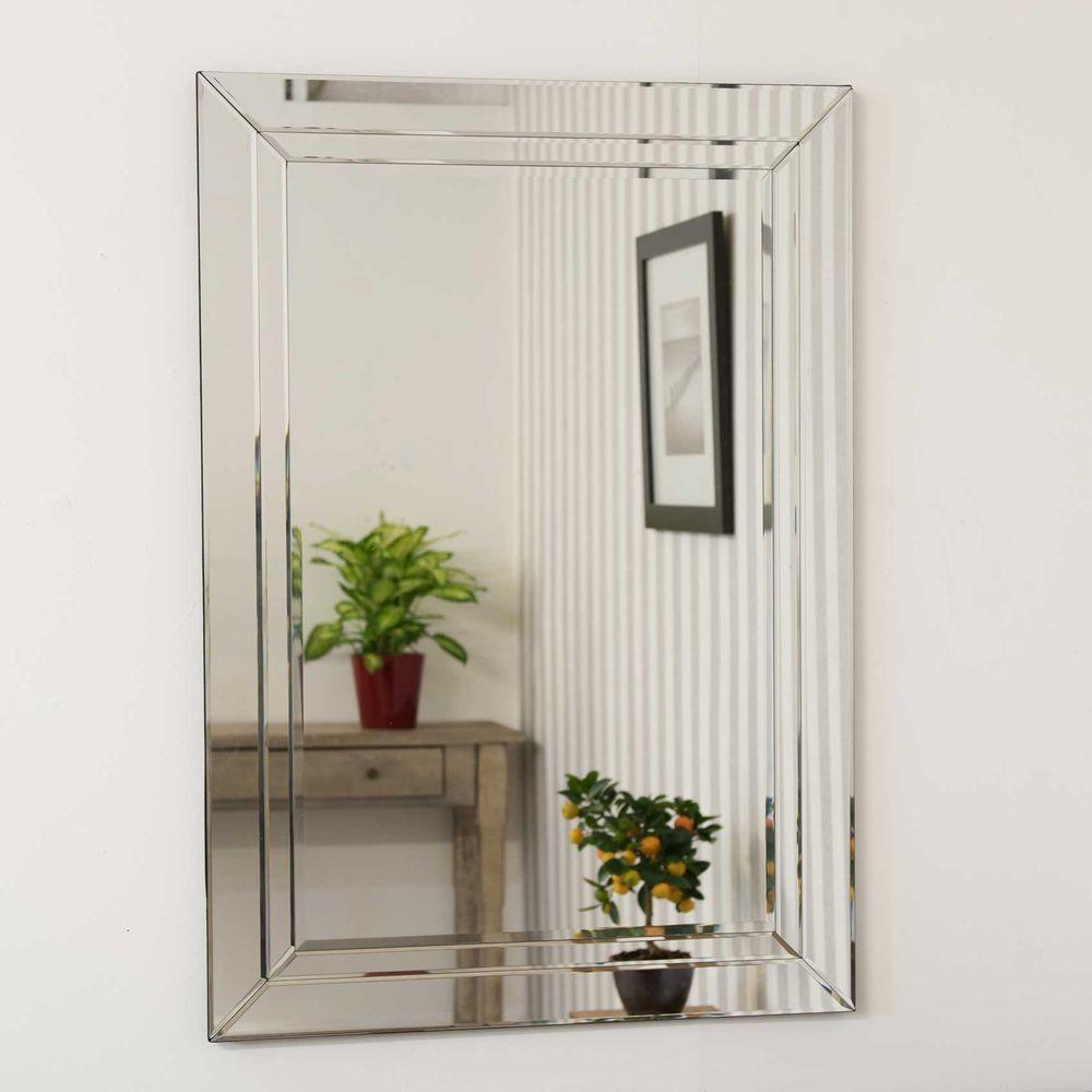 Cranbury All Glass Mirror 100 x 70 CM Unbranded