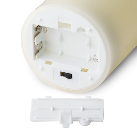 Luxe Collection Natural Glow 3 x 4 LED Cream Candle Shades 4 Seasons