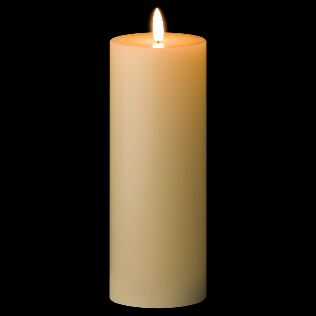 Luxe Collection Natural Glow 3 x 8 LED Cream Candle Shades 4 Seasons