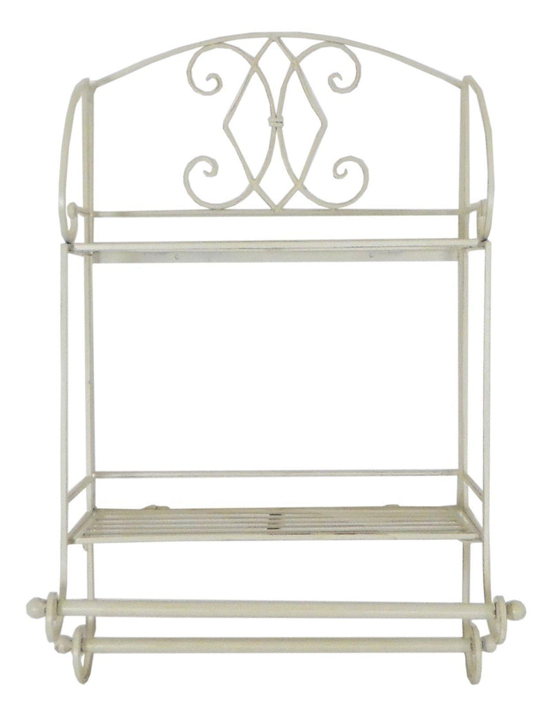 Cream Diamond Bathroom Shelf Unit - Shades 4 Seasons