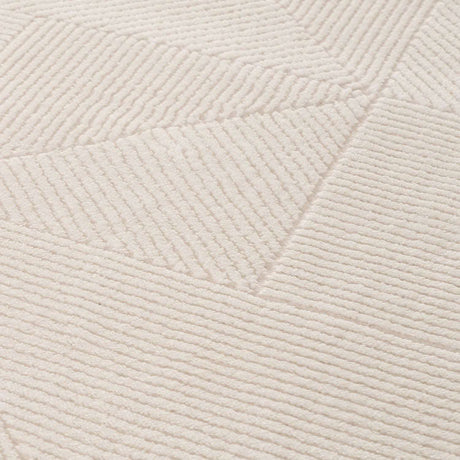 Textured Cream Rug with a Modern Geometric Pattern for Stylish Home Decor